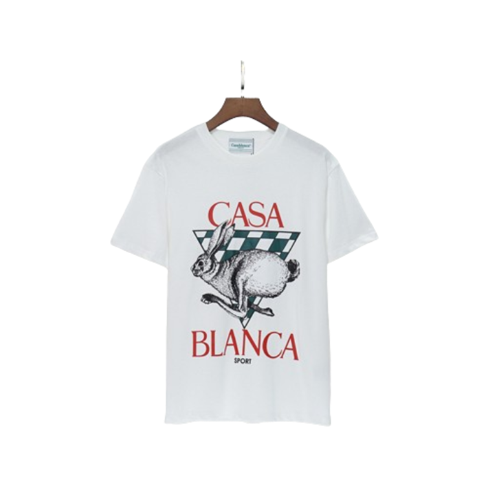 Casa Blanca Rabbit Graphic Pure White