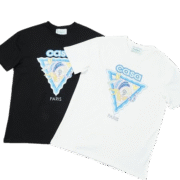Casablanca Black/White Paris Graphic T-Shirt