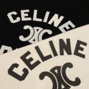 Celine Logo Contrasting Black & White