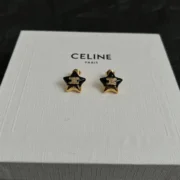 Celine Paris Cool Star Stud Earrings