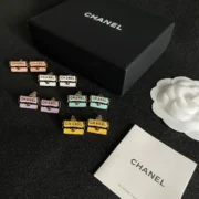 Chanel Trendy Bag Stud Earrings - Bijoux Fan