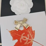 Chanel Simple Bow Brooch