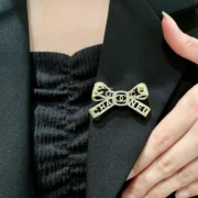 Chanel Enchanting Bow Brooch with Crystals