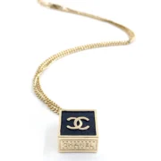 Chanel Stunning Box Pendant Necklace