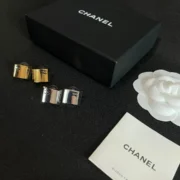 Chanel Pretty CC Bow Earrings