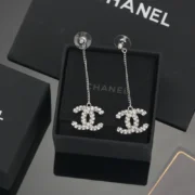 Chanel Charming CC Drop Earrings