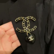 Chanel Adorable CC Heart Brooch
