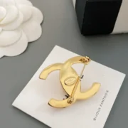 Chanel Timeless CC Logo Brooch