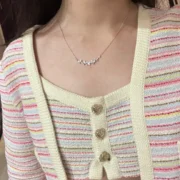 Chanel Glamorous CC Logo Crystal Necklace