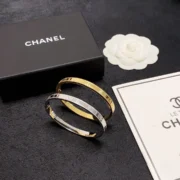 Chanel Stunning Camellia Bracelet Set