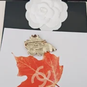 Chanel Premium Camellia Brooch - Gold Edition