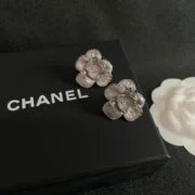 Chanel Lovely Camellia Flower Earrings
