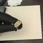 Chanel Glittering Camellia Ring