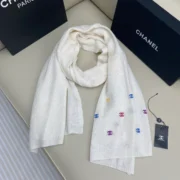 Chanel Embellished Cashmere Scarf