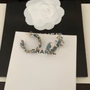 Chanel Trendy Chain Hoop Earrings