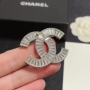 Chanel Simple Crystal Brooch