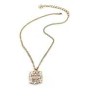 Chanel Enchanting Crystal CC Pendant Necklace