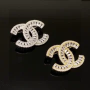 Chanel Adorable CC Logo Crystal Hair Clips