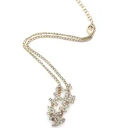 Chanel Alluring Crystal Logo Necklace