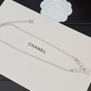 Chanel Glamorous Crystal Pearl CC Necklace