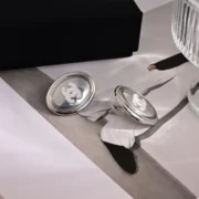 Chanel Silver Tone 30MM Cufflinks