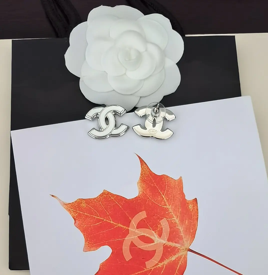 Chanel Special Camellia & Maple Leaf Earrings