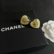 Chanel Adorable Heart - Shaped Earrings