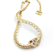 Chanel Sparkling Infinity Necklace