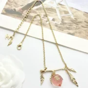 Chanel Alluring Peach Charm Necklace
