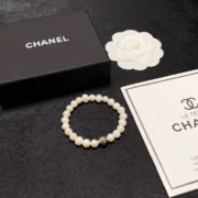 Chanel Pretty Pearl Bracelet with CC Charm
