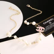Chanel Stylish Pearl Chain Bracelet