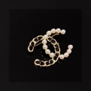 Chanel Fancy Pearl Chain Brooch