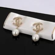Chanel Graceful Pearl Drop Earrings