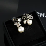 Chanel Stunning Pearl and Crystal Earrings