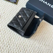 Chanel Authentic Quilted Wallet with Box