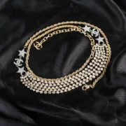 Chanel Sparkling Star & Crystal Gold Necklace