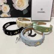 Chanel Cool Studded Headband Set