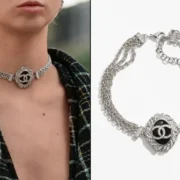 Chanel Trendy Triple Chain CC Logo Choker