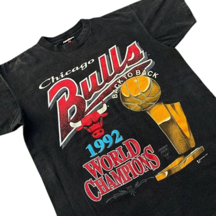 Chicago Bulls 1992 Champ Black T-Shirt