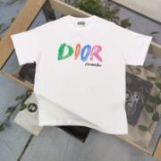 Christian Dior - Multicolor Logo White