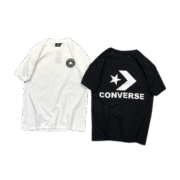 Converse White - Black Graphic T - Shirt