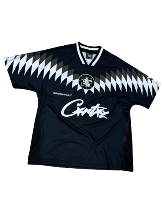 Corteiz Elegant Black Jersey T-Shirt