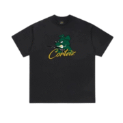 Corteiz Edgy Black Graphic T - Shirt