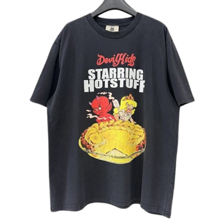 Devil Kids Starring Hotstuff Black T-shirt