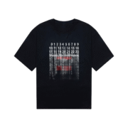 Digital Print Black Graphic T-shirt
