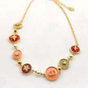 Dior Trendy Button Necklace
