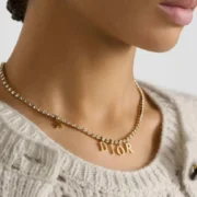 Dior Shining Crystal Chain Necklace