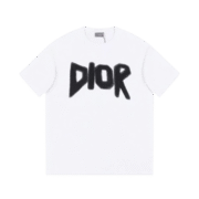 Dior's Graphic Logo White T-shirt
