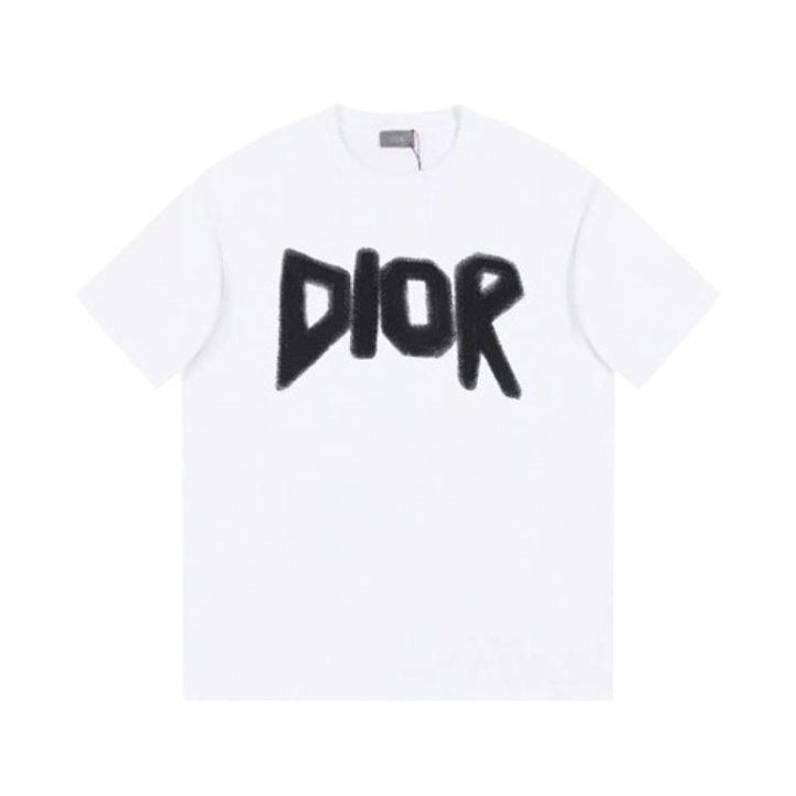 Dior's Graphic Logo White T-shirt