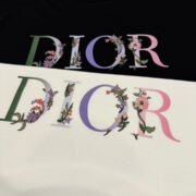 Dior Floral - Printed T - Shirt